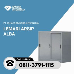 Lemari Arsip Besi 1 Rak Alba SD - 204