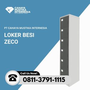 Locker Besi 6 Pintu Zeco Z-606-T7