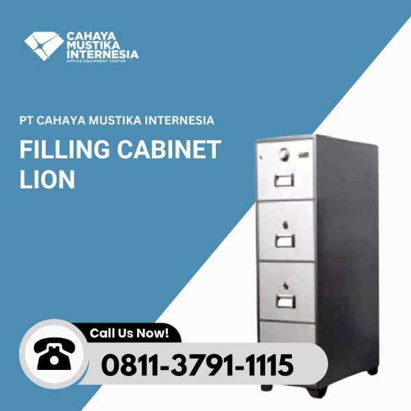 Filling Cabinet Tahan Api Lion L 744 B