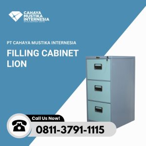 Filling Cabinet Besi 3 Laci Lion L 43