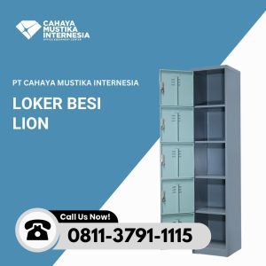 Lemari Loker Besi 5 Pintu Loker Lion L 555