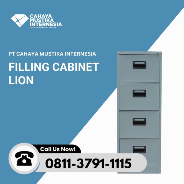 Filling Cabinet Besi 4 Laci Lion L 44 E