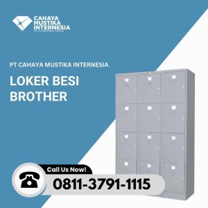 Lemari Locker 12 Pintu Brother B 704-3