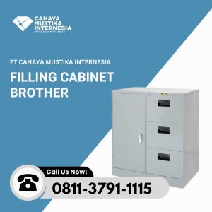 Filling Cabinet Besi 3 Laci Brother B 501