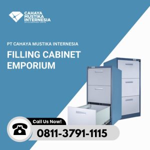 Filling Cabinet Besi 3 Drawer Emporium EFC 3