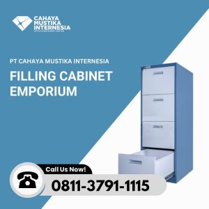 Filling Cabinet Besi 4 Drawer Emporium EFC 4