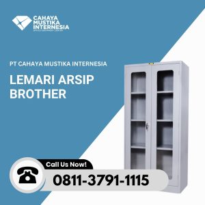 Lemari Arsip Pintu kaca Brother B-204G