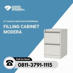 Filling Cabinet Besi 2 Drawer Modera MX 82