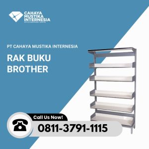 Rak Buku Brother Satu Muka Berkaki