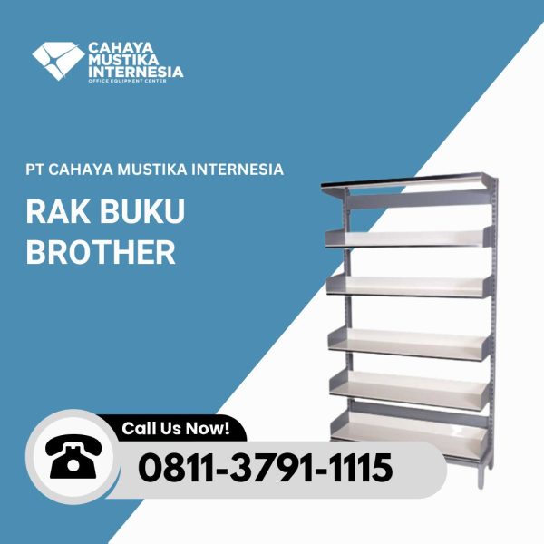Rak Buku Brother Satu Muka Berkaki