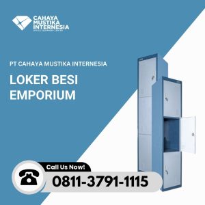 Lemari Loker kantor 3 Pintu Emporium EL 3