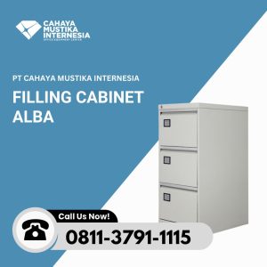 Filling Cabinet Besi 3 Laci Alba FC - 103