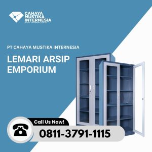 Lemari Arsip Pintu Ayun Kaca Emporium EC-03