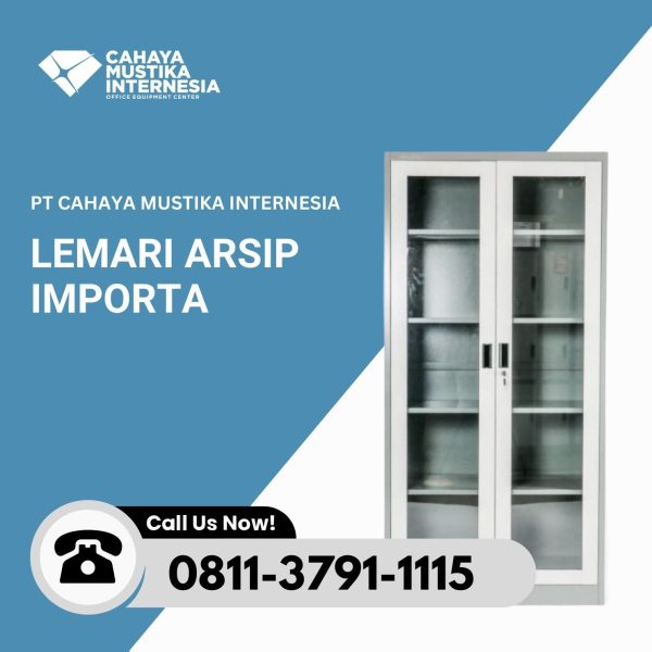 Lemari Arsip Pintu Kaca Importa SC B18 MS