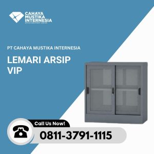 Lemari Arsip Sliding Kaca VIP V-601