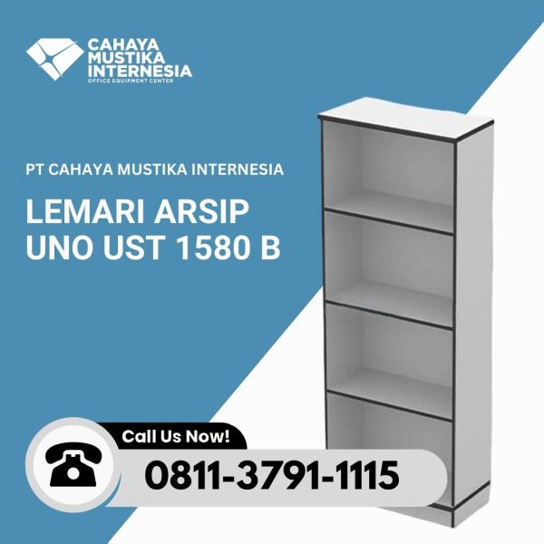 Lemari Arsip Tanpa Pintu Besi Uno UST 1580