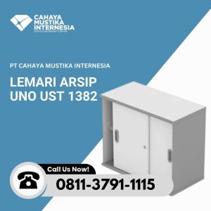 Lemari Arsip Pintu Sliding Uno UST 1382