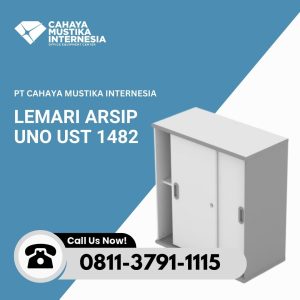 lemari Arsip 2 Pintu Sliding Uno UST 1482