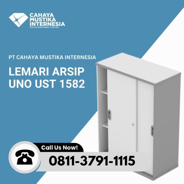 Lemari Arsip Sliding 2 Pintu Uno UST 1582