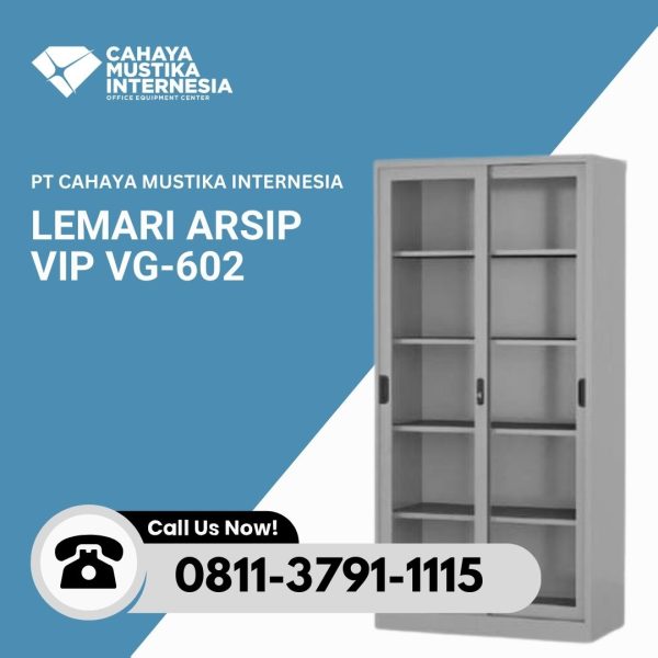 Lemari Arsip Geser Kaca Vip VG-602
