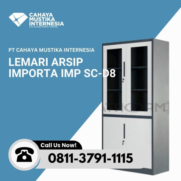 Lemari Arsip 2 Pintu Besi Importa IMP