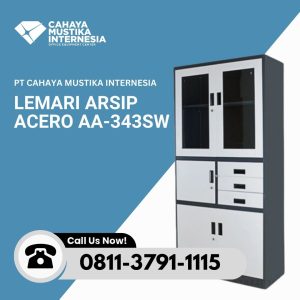 Lemari Arsip Besi Full Acero AA-343SW