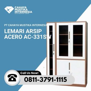 Lemari Arsip Pintu Kaca Acero AC-331SW