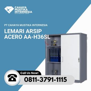 Lemari Arsip Pintu Sliding Acero AA-H36SL