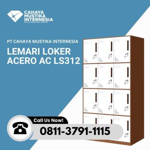 Lemari Loker 12 Pintu Acero AC LS312