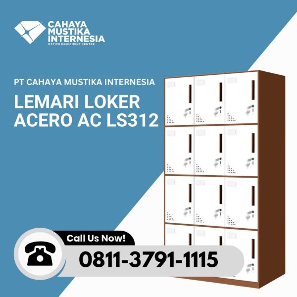 Lemari Loker 12 Pintu Acero AC LS312