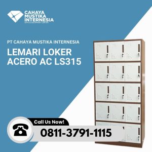 Loker Besi 15 Pintu Acero AC LS315