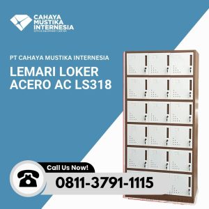 Loker besi 18 Pintu Acero AC LS318