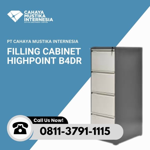 Filling Cabinet 4 Drawers Highpoint B4DR